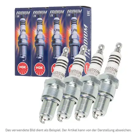 4x NGK 6216 CR9EHIX-9 IRIDIUM IX Z&uuml;ndkerze f&uuml;r HONDA KAWASAKI YAMAHA