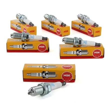 6x NGK 2397 BKUR6ET-10 Z&uuml;ndkerze AUDI A6 C4 A4 B4 B5 A8 4D 2.6 2.8 101000033AA