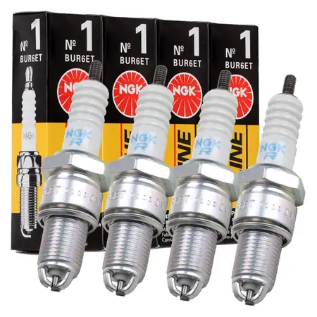 4x NGK 2876 BUR6ET V-Line 1 Z&uuml;ndkerze VW Golf 1 2 3 Passat Polo T3 T4 Vento 101000036AA