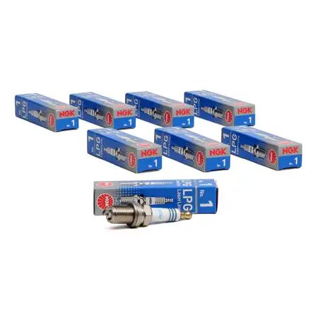 8x NGK 1496 LL1 LPG1 LPG LaserLine 1 Z&uuml;ndkerze f&uuml;r LPG/CNG Gasbetrieb Fl&uuml;ssiggas