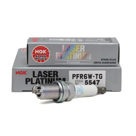 NGK Z&uuml;ndkerze 5547 PFR6W-TG LASER PLATINUM f&uuml;r AUDI A5 A6 A8 Q7 VW TOUAREG