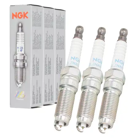 3x NGK 93593 SILZNAR8C7H LASER IRIDIUM Z&uuml;ndkerze FORD Fiesta Focus 3 1.0 EcoBoost 1770305