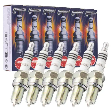 6x NGK 6546 IRIDIUM IX Z&uuml;ndkerze BMW 3er E46 M3 Z3M Z4M S54 325/343/360 PS