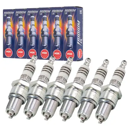 6x NGK 4055 BPR7EIX Iridium IX Z&uuml;ndkerze f&uuml;r AUDI BMW MERCEDES PORSCHE VOLVO VW