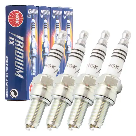 4x NGK 6482 CR10EIX IRIDIUM IX Z&uuml;ndkerze f&uuml;r YAMAHA YZF R6 1999-2010