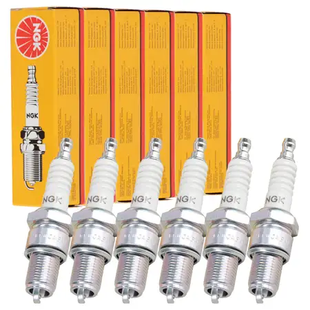 6x NGK 7811 BP6ES Z&uuml;ndkerze f&uuml;r BMW M30 MERCEDES M108 M110 M123 M130 M180