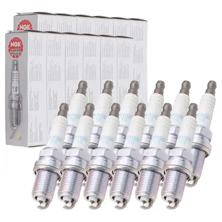 12x NGK 5344 IFR6D10 LASER IRIDIUM Z&uuml;ndkerze MERCEDES W203 S203 R170 32AMG Kompressor M112