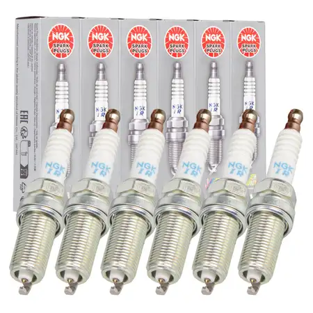 6x NGK 97218 DILFR7B10G LASER IRIDIUM Z&uuml;ndkerze OPEL Insignia A Signum Vectra C 2.8 V6 OPC