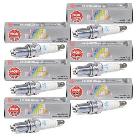 6x NGK 7415 DCPR8EKP Z&uuml;ndkerze BMW 3er E46 M3 / CSL Z3M E36 Z4M E85 E86 S54