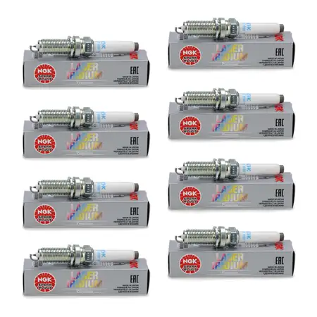 8x NGK 97566 SILZKFR8F7S Z&uuml;ndkerze MERCEDES W213 63 AMG GT M176 M177 0001590500