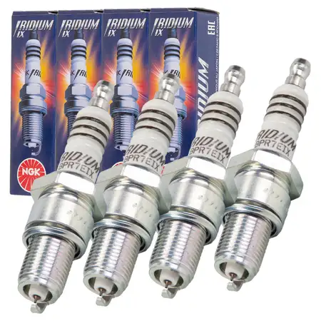 4x NGK 4055 BPR7EIX W5DPO W5DP0 Iridium IX Z&uuml;ndkerze VW G60 G40 1.8 Turbo PG