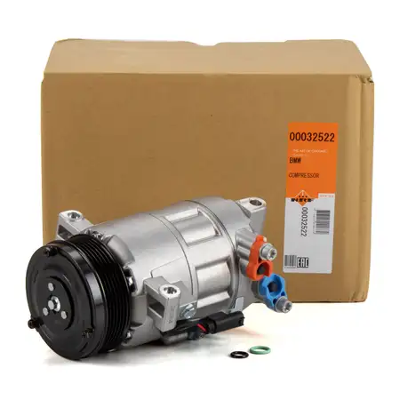 NRF 32522 Klimakompressor f&uuml;r BMW E87 118d 120d E90 E91 318d 320d M47 122/150/163 PS