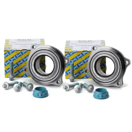 2x SNR Radnabe Radlager Rep.-Satz f&uuml;r Mercedes W204 C207 R230 R172 C197 hinten