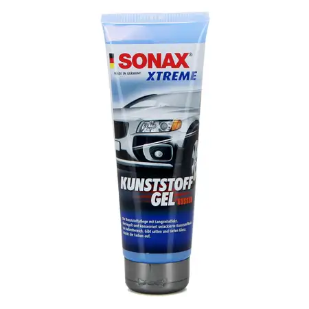 SONAX 210141 Xtreme Kunststoffpflegemittel KunststoffGel Au&szlig;en 250ml