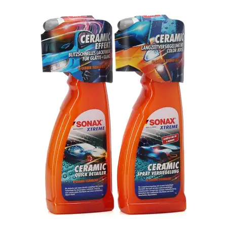 2x 750ml SONAX XTREME Ceramic Quick Detailer Spray Versiegelung Lackversiegelung