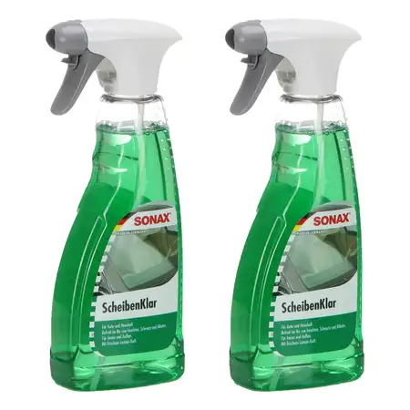 2x 500ml SONAX ScheibenKlar Scheiben Klar Scheibenreiniger Glasreiniger 338241