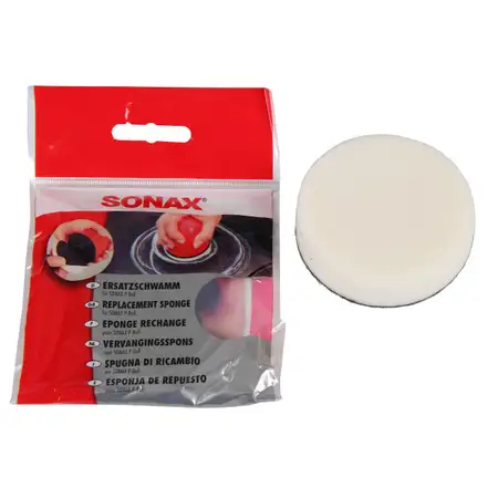 SONAX 417241 Ersatzschwamm f&uuml;r P-BALL Polierball Polierschwamm Polier Ball