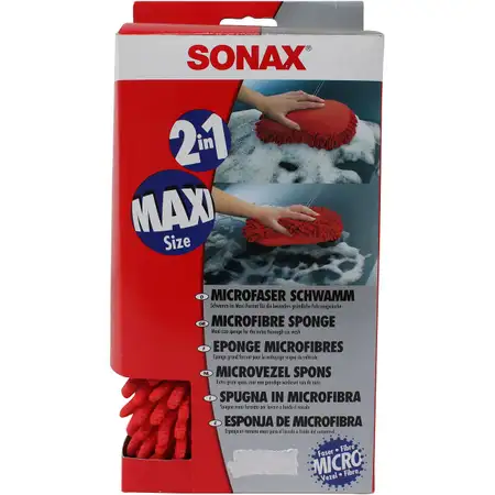 SONAX Microfaser Multischwamm Schwamm Maxi Size 2in1 1 St&uuml;ck 428100