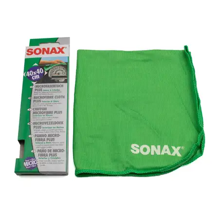 SONAX Microfaser Tuch PLUS Innen und Scheibe 1 St&uuml;ck Reinigung 416500