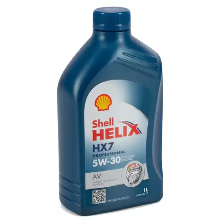 1L 1 Liter SHELL HELIX HX7 PROFESSIONAL AV 5W-30 Motor&ouml;l &Ouml;l ACEA C3 VW 505.00/01