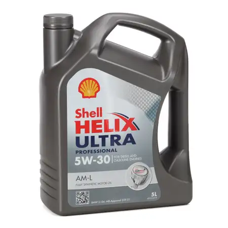 5L 5 Liter SHELL HELIX ULTRA PROFESSIONAL AM-L 5W-30 Motor&ouml;l BMW LL-04 MB 229.51