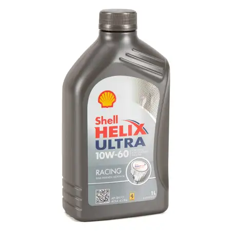 1L SHELL Motor&ouml;l &Ouml;l HELIX ULTRA RACING 10W60 API SN ACEA A3/B3 A3/B4 Ferrari