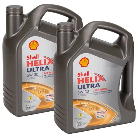 10L 10 Liter SHELL HELIX ULTRA ECT MULTI 5W-30 Motor&ouml;l BMW LL-04 VW 504/507.00 MB 229.51