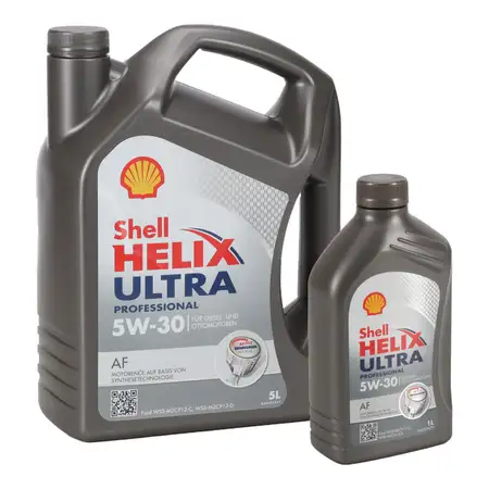 6L 6 Liter SHELL HELIX ULTRA PROFESSIONAL AF 5W-30 Motor&ouml;l FORD WSS-M2C913-C/-D