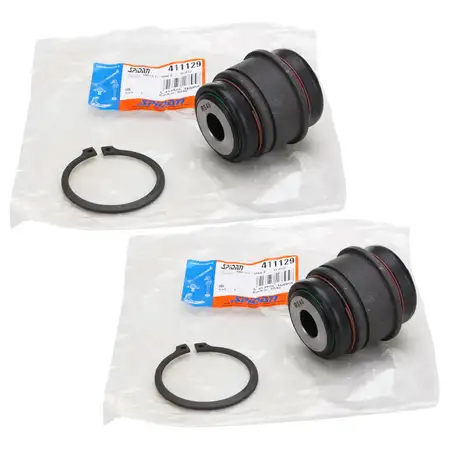 2x SPIDAN 411129 Lagerbuchse Radlagergeh&auml;use BMW E39 E60-61 E63-64 E38 E65-67 hinten