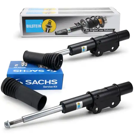 2x BILSTEIN B4 Sto&szlig;d&auml;mpfer + SACHS Staubschutz MERCEDES Sprinter VW Crafter vorne