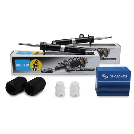 2x BILSTEIN B4 Sto&szlig;d&auml;mpfer + SACHS Staubschutz BMW 3er E90 E91 E92 vorne