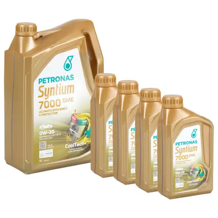 9L 9 Liter PETRONAS Syntium 7000 DME 0W-20 Motor&ouml;l &Ouml;l API SP ACEA C6 MB 229.71/72