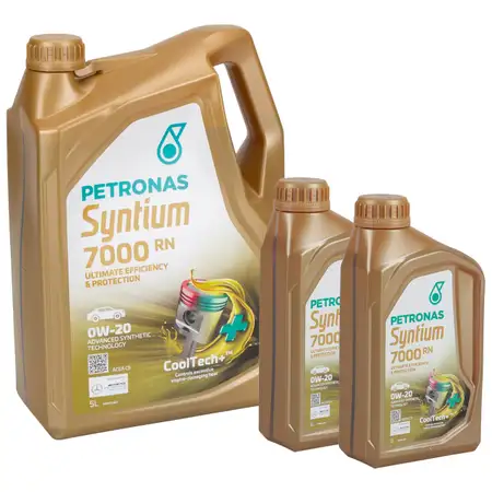 7L 7 Liter PETRONAS Syntium 7000 RN 0W-20 Motor&ouml;l &Ouml;l ACEA C5 Renault RN17FE