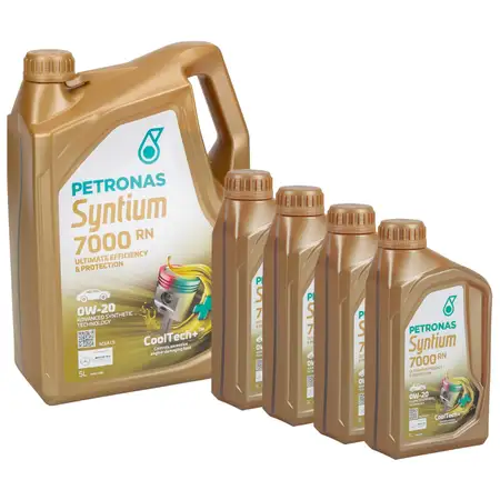 9L 9 Liter PETRONAS Syntium 7000 RN 0W-20 Motor&ouml;l &Ouml;l ACEA C5 Renault RN17FE