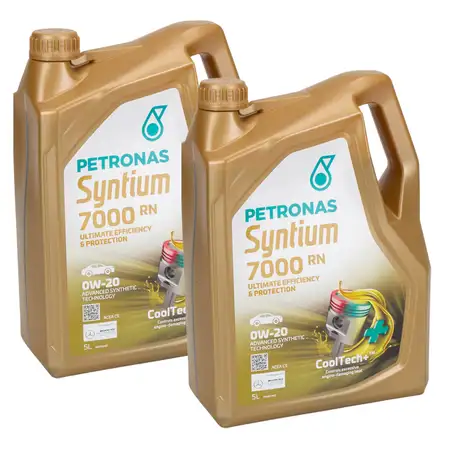 10L 10 Liter PETRONAS Syntium 7000 RN 0W-20 Motor&ouml;l &Ouml;l ACEA C5 Renault RN17FE