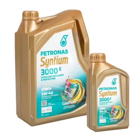 6L 6 Liter PETRONAS Syntium 3000 E 5W-40 Motor&ouml;l &Ouml;l BMW LL-01 MB 229.5 VW 502/505.00