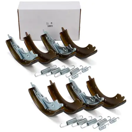 2x Bremsbacken + Zubeh&ouml;r Satz f&uuml;r KNOTT 25-2025/1 Parkbremse 250x40mm