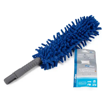 PROPLUS 150635 Chenille Felgenb&uuml;rste Felgenpflege Felgenschwamm Mikrofaser Speiche 40cm