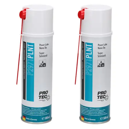 2x 500ml PROTEC P2971 Power Lube Nano-Tec Multifunktions&ouml;l Schmier&ouml;l Aerosol