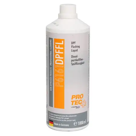 PROTEC DPF Flushing Liquid Dieselpartikelfilter-Sp&uuml;lfl&uuml;ssigkeit Reiniger 1 Liter