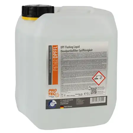 PROTEC DPF Flushing Liquid Dieselpartikelfilter-Sp&uuml;lfl&uuml;ssigkeit Reiniger 5L