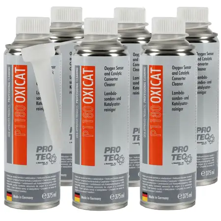 PROTEC P1180 OXICAT Lambdasondenreiniger + Katalysatorreiniger 6x 375ml