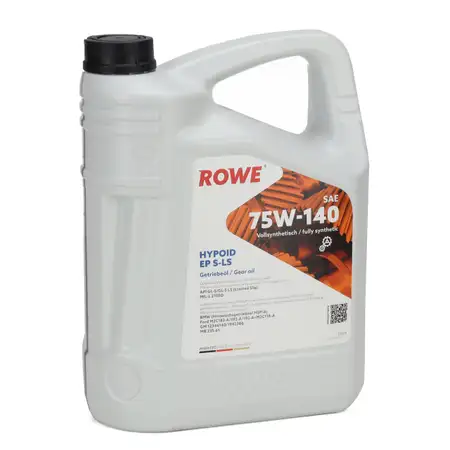 5L 5 Liter ROWE HYPOID EP S-LS SAE 75W-140 Limited Slip Schaltgetriebe&ouml;l API GL-5 / LS