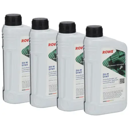 4L 4 Liter ROWE ZH-M SYNT Hochleistungs-Hydraulik&ouml;l Lenkungs&ouml;l DIN 51524 Teil 3 ISO 7308