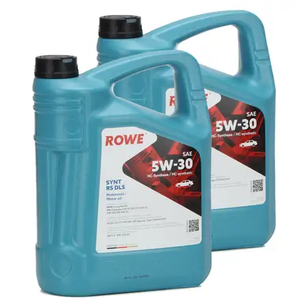 10L 10 Liter ROWE SYNT RS DLS 5W-30 Motor&ouml;l &Ouml;l BMW LL-04 MB 229.31/51/52 VW 505.00/505.01