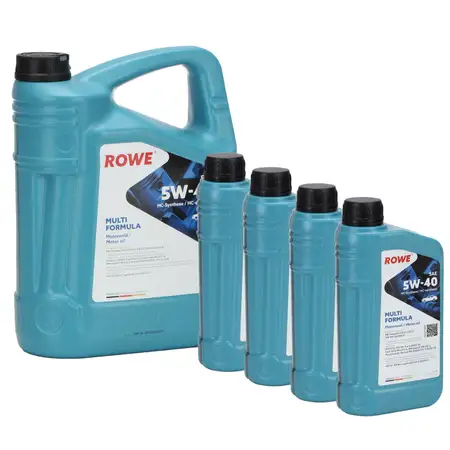 9L 9 Liter ROWE MULTI FORMULA 5W-40 5W40 Motor&ouml;l &Ouml;l MB 229.31/51 VW 505.00/505.01