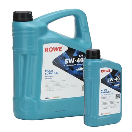 6L 6 Liter ROWE MULTI FORMULA 5W-40 5W40 Motor&ouml;l &Ouml;l MB 229.31/51 VW 505.00/505.01