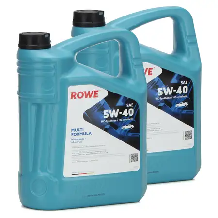 10L10 Liter ROWE MULTI FORMULA 5W-40 5W40 Motor&ouml;l &Ouml;l MB 229.31/51 VW 505.00/505.01