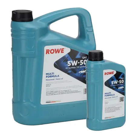 6L 6 Liter ROWE MULTI FORMULA 5W-50 Motor&ouml;l &Ouml;l ACEA C3 API SN BMW LL-04 VW 502/505.00