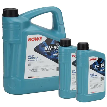 7L 7 Liter ROWE MULTI FORMULA 5W-50 Motor&ouml;l &Ouml;l ACEA C3 API SN BMW LL-04 VW 502/505.00